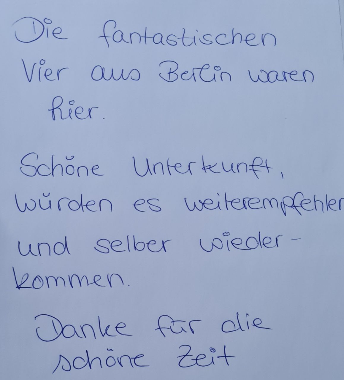 Die fantastischen Vier aus Berlin